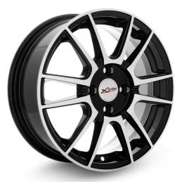 X`trike X-127 6x15 PCD4x100 ET45 DIA 54.1  BK/FP